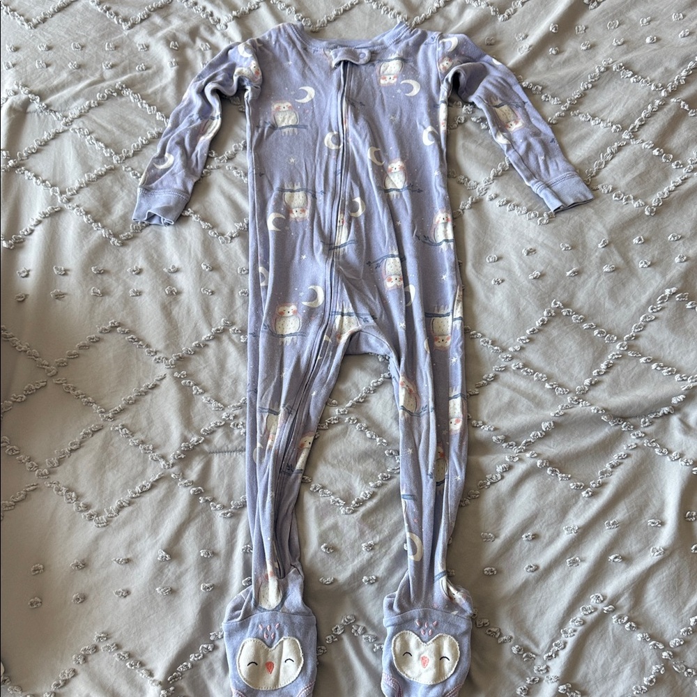 Carter's Lavender Kids Pajama Footies